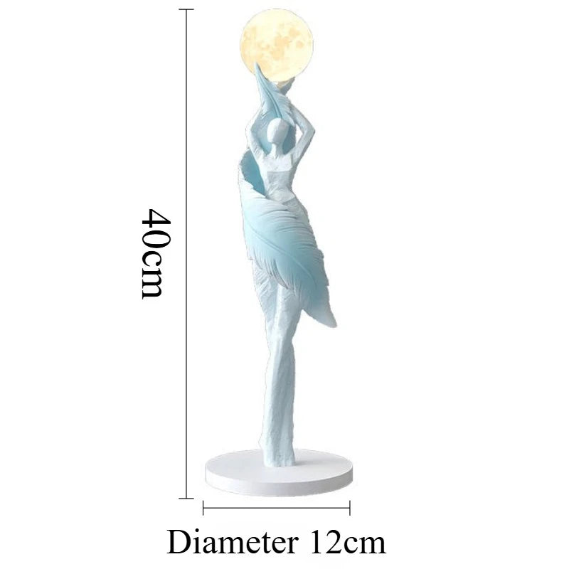 Creative Ornaments Aesthetic Figurines Modern Interior Sculptures Room Decoration Accessories Bedroom Decor Home Decorations